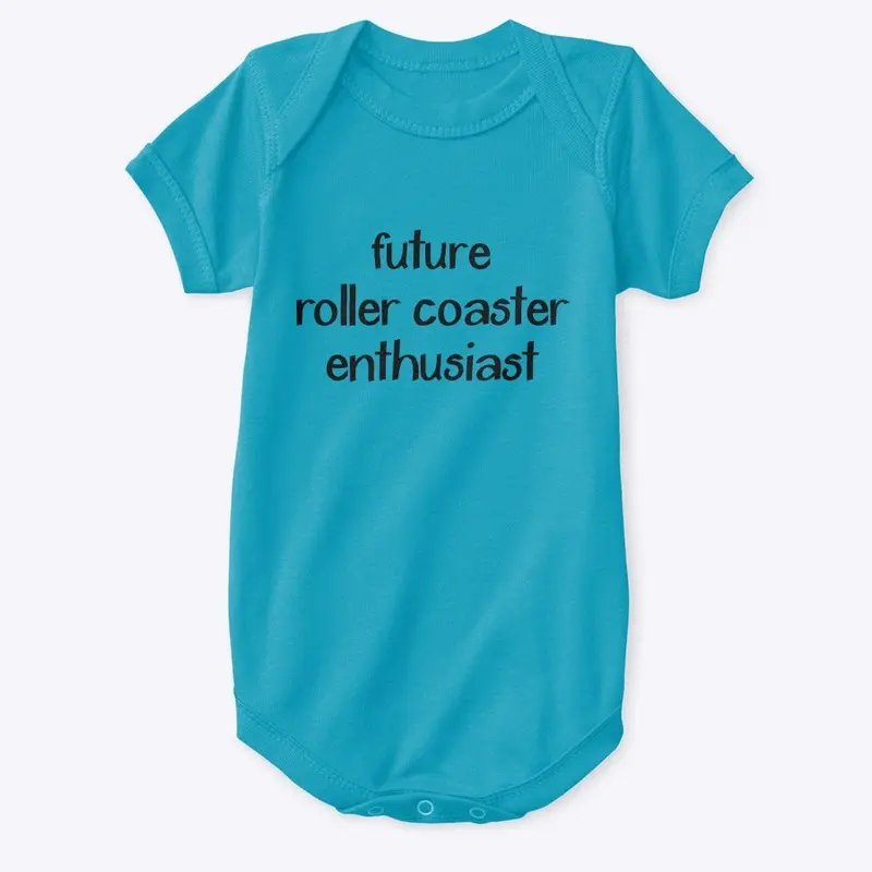 Future Roller Coaster Enthusiast T- Kids